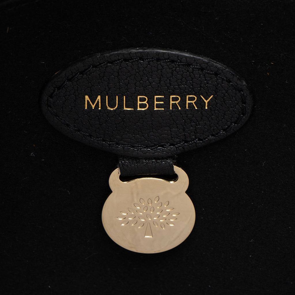 Mulberry Glossy Goat Lily Medium Shoulder Bag - Black