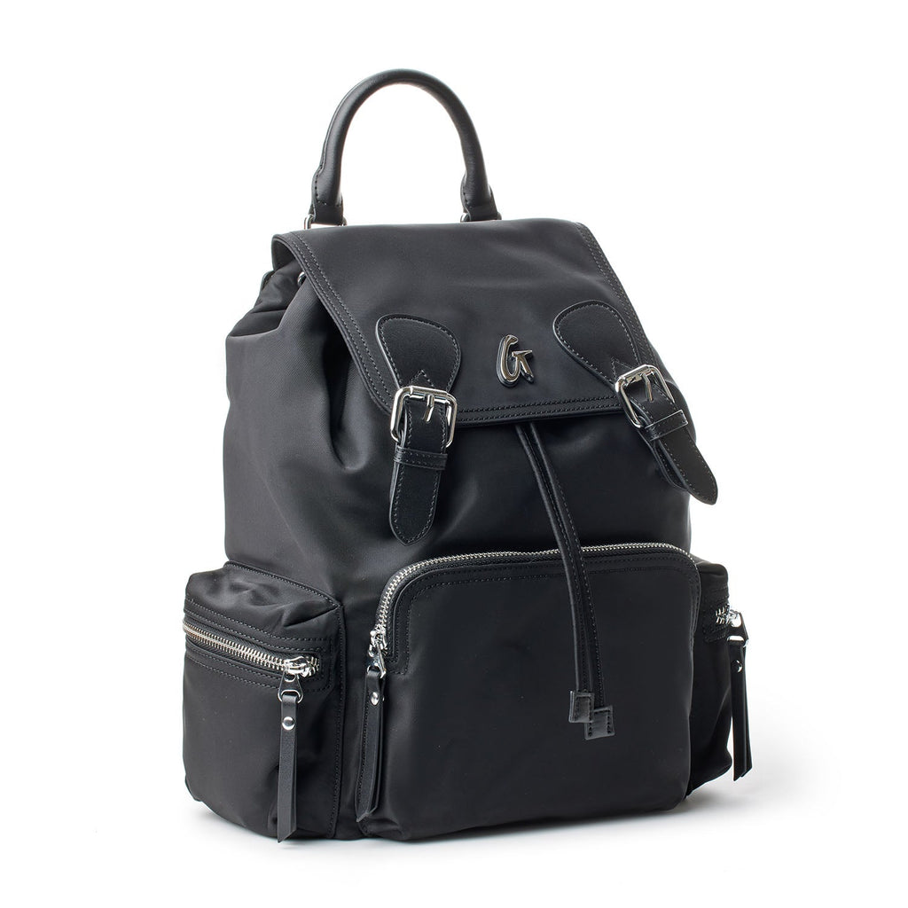 NYLON BACKPACK - BLACK