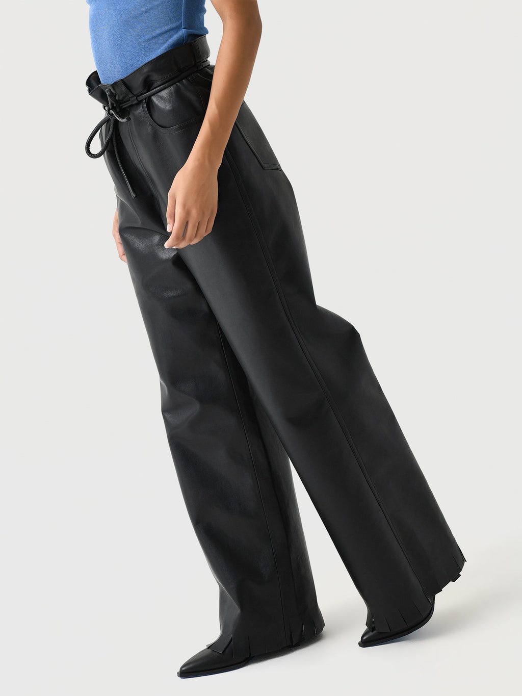 Nanushka Women's Harlee Regenerated Leather Pant