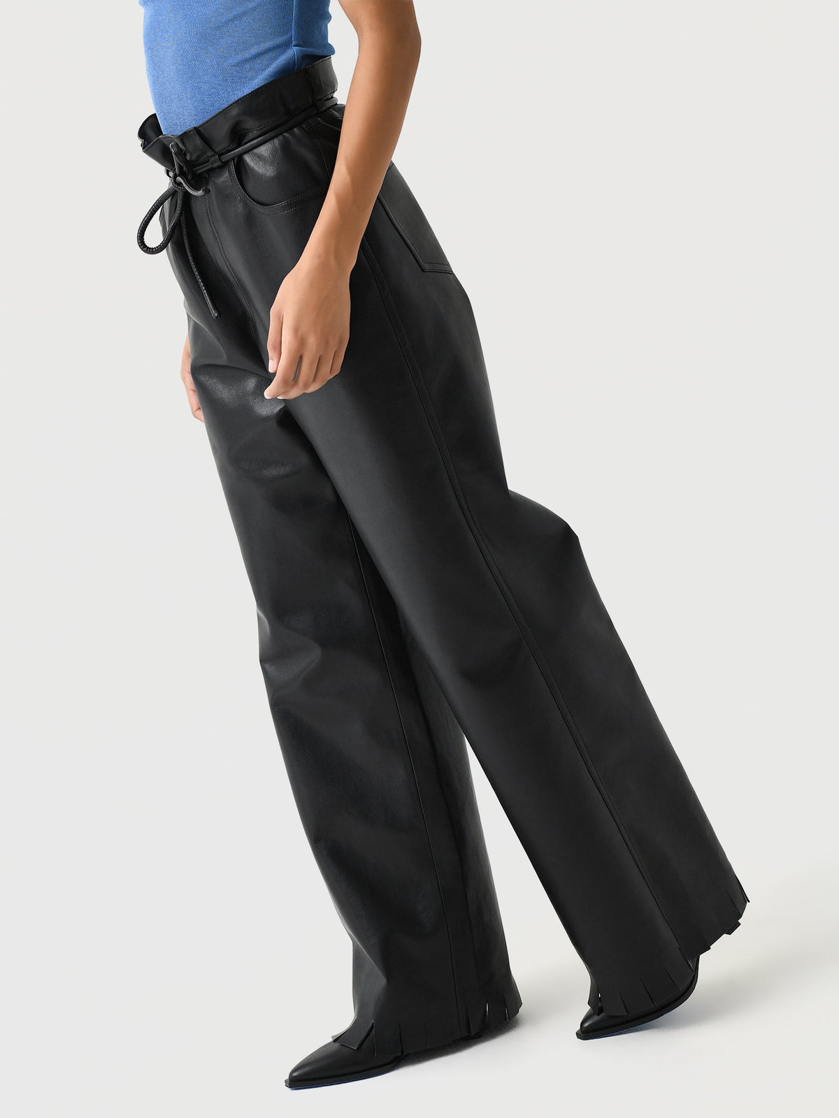 Nanushka Women's Harlee Regenerated Leather Pant