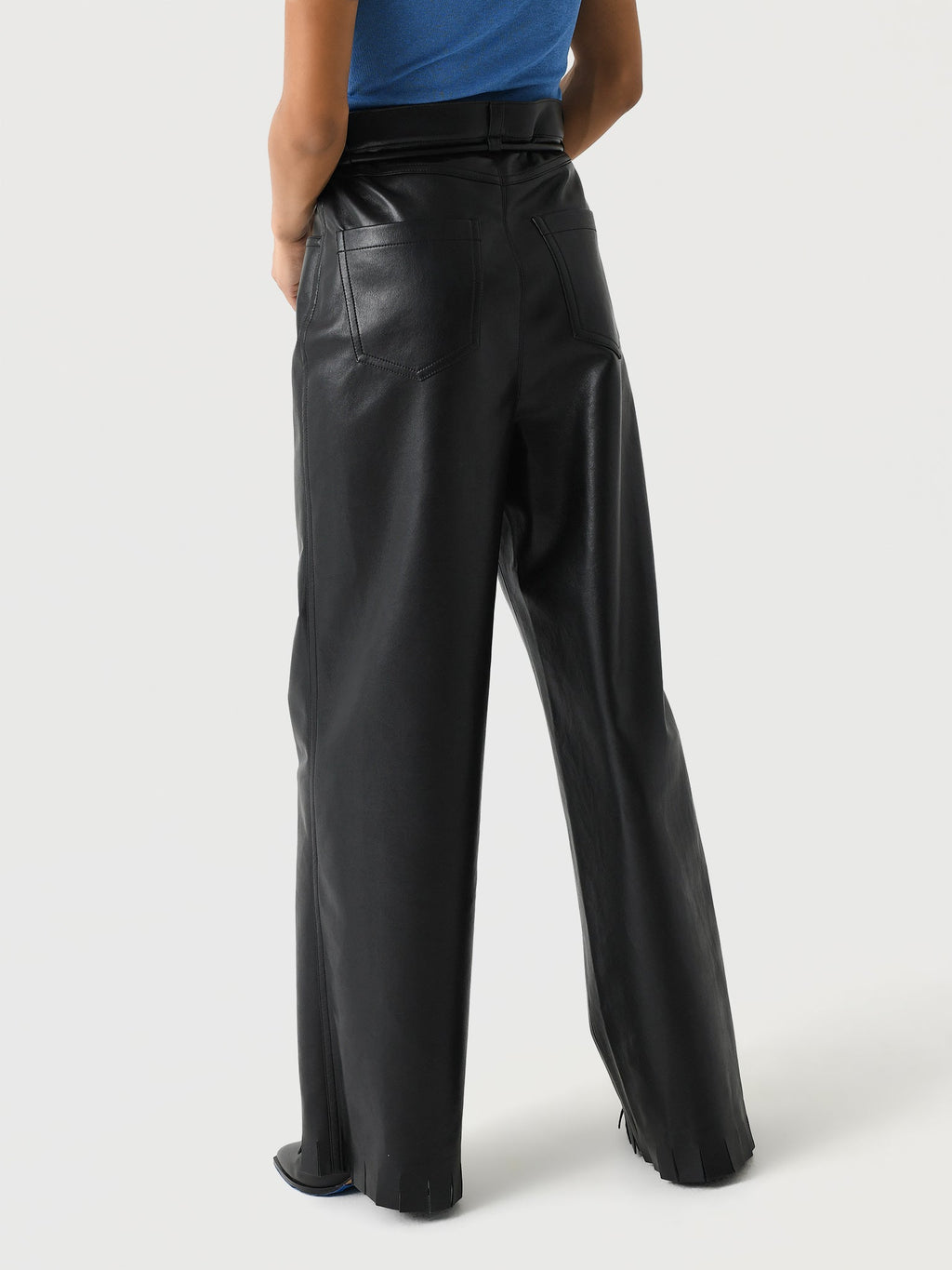 Nanushka Women's Harlee Regenerated Leather Pant