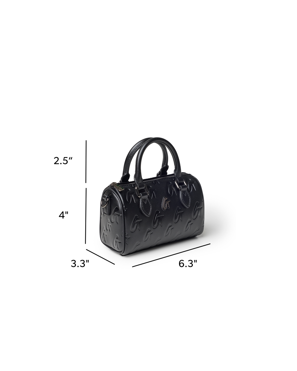 NANO MONOGRAM GAL BOSTON BAG - BLACK