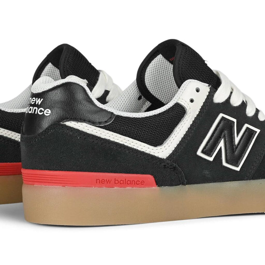 New Balance 574 Vulc Black/White/Gum