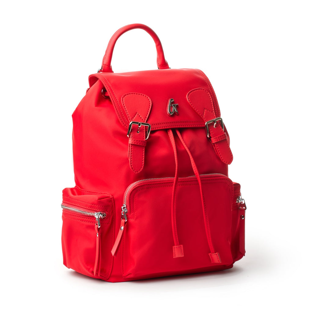 NYLON BACKPACK - RED