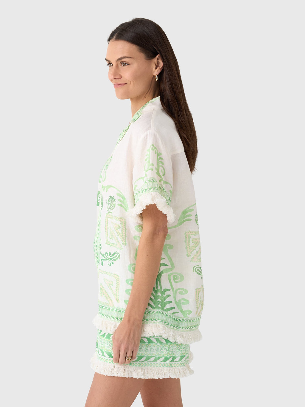 Kate Ford Women's Ochna Fringed Tee