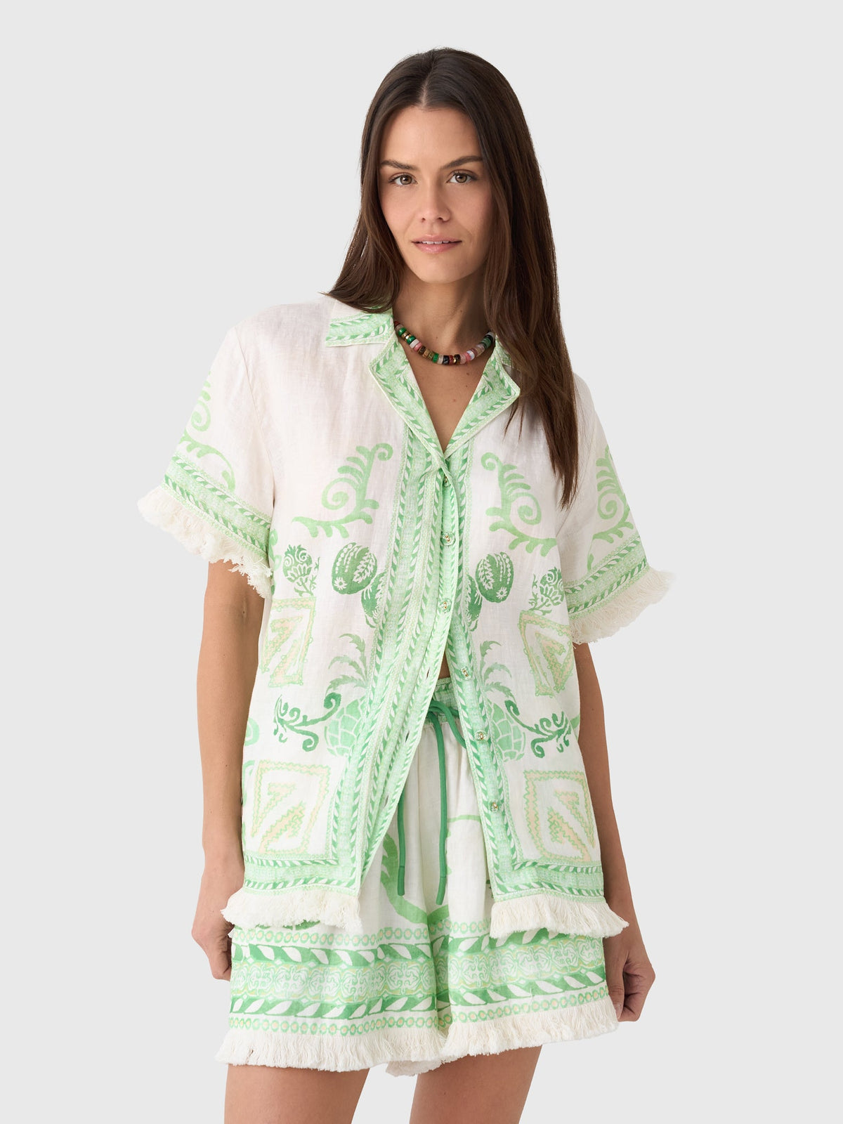 Kate Ford Women's Ochna Fringed Tee
