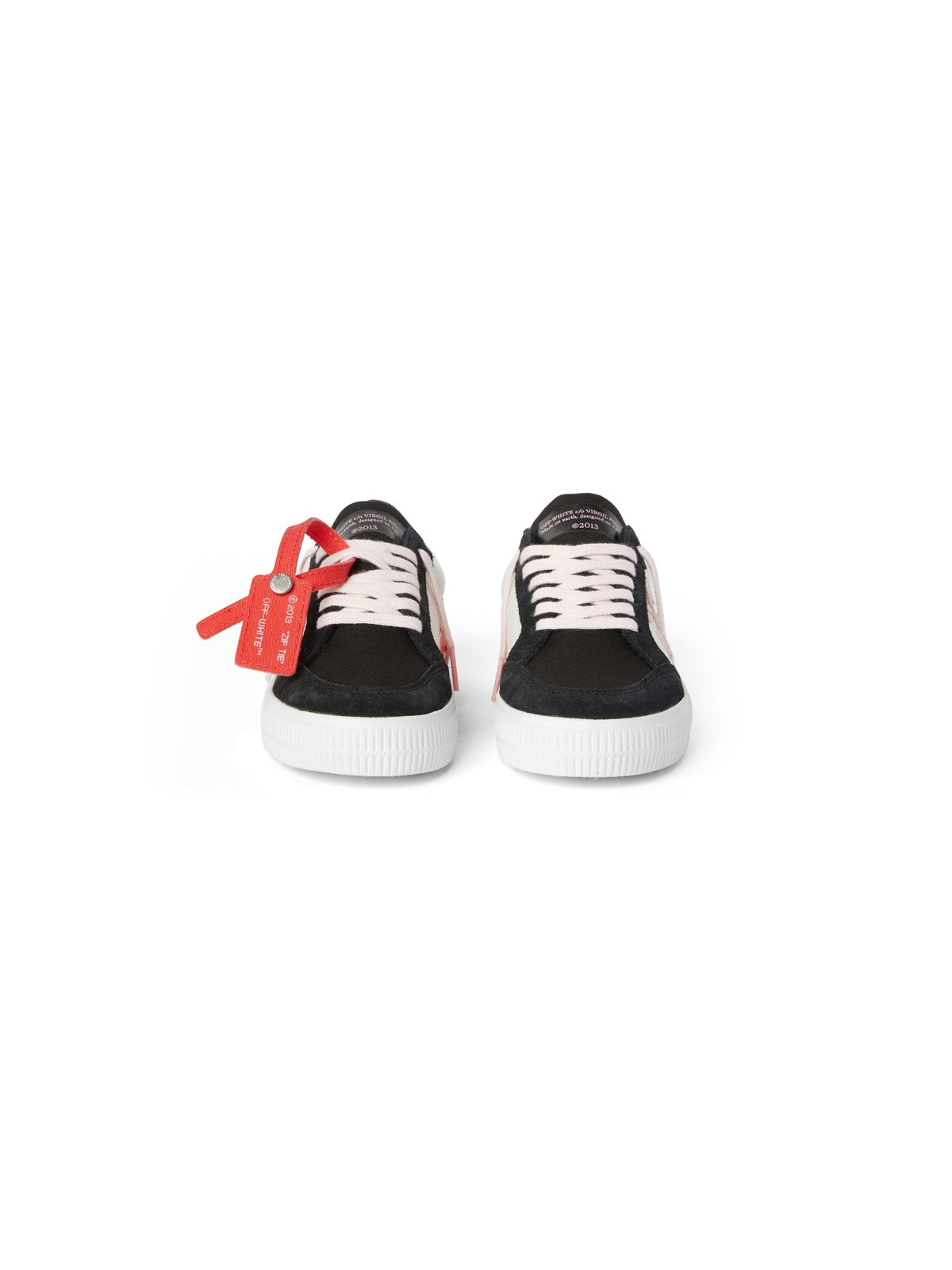 OFF WHITE Low Vulcanized Canvas Kids Sneakers