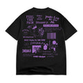 COLOR BARS WEIRDNESS TEE BLACK