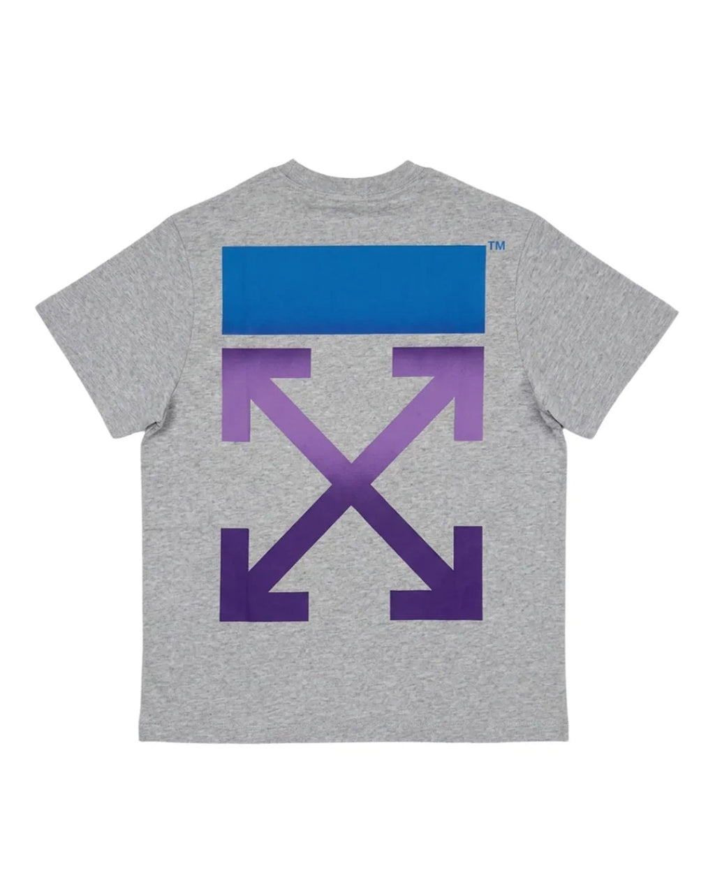 Off-White Multi Color Arrow Tee Heather Grey
