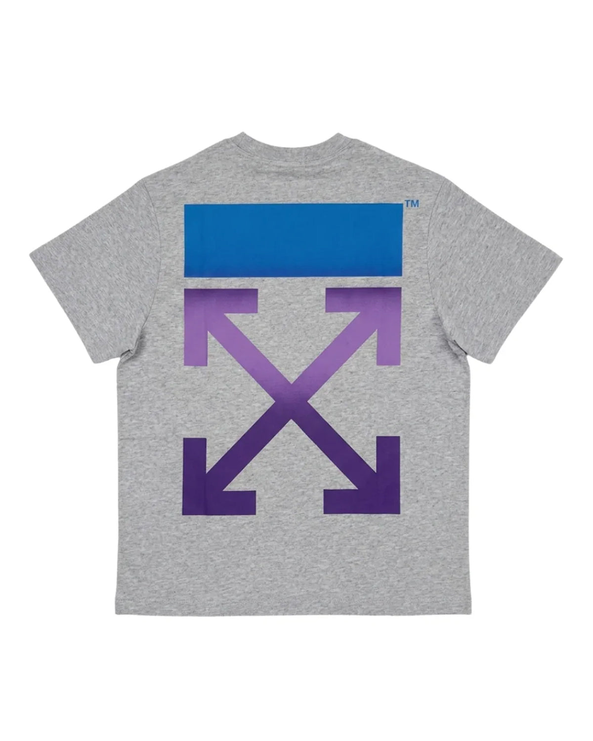 Off-White Multi Color Arrow Tee Heather Grey