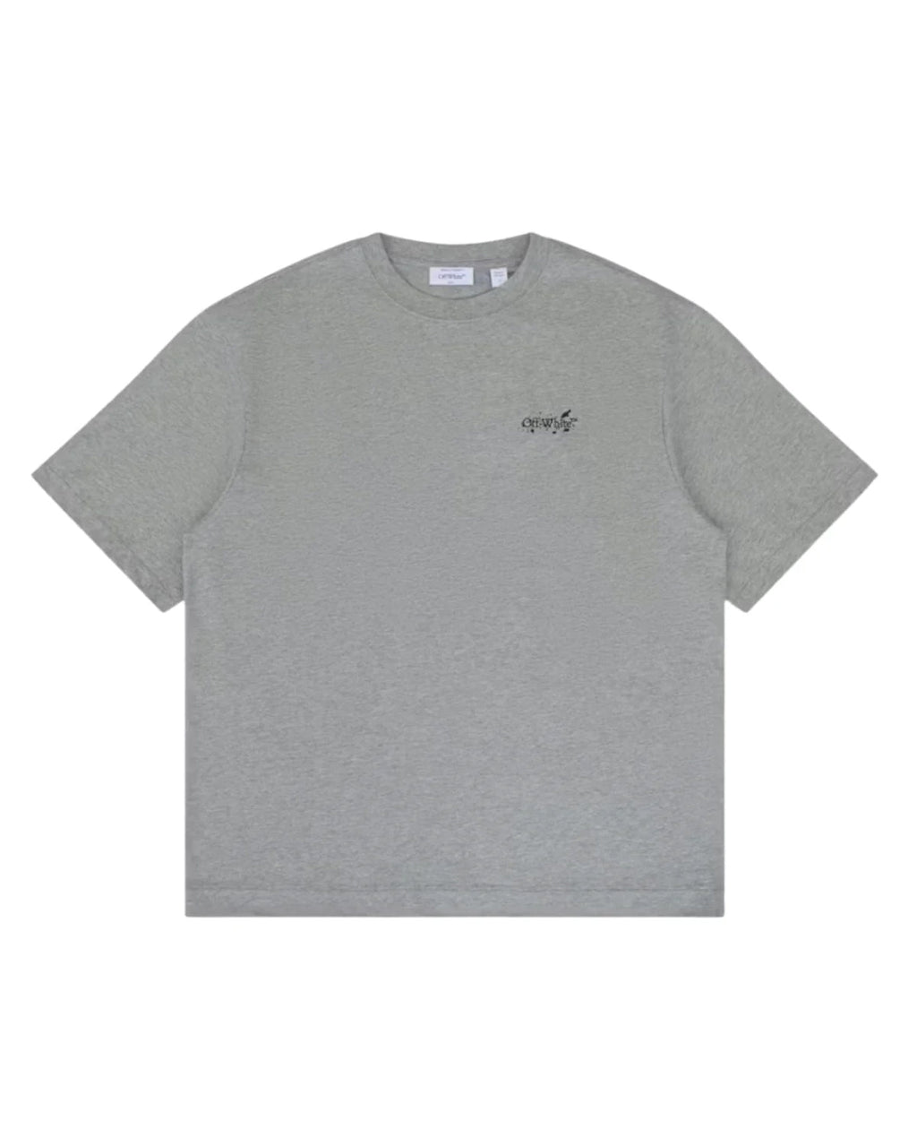 Off-White Outline Arrow Tee Heather Grey