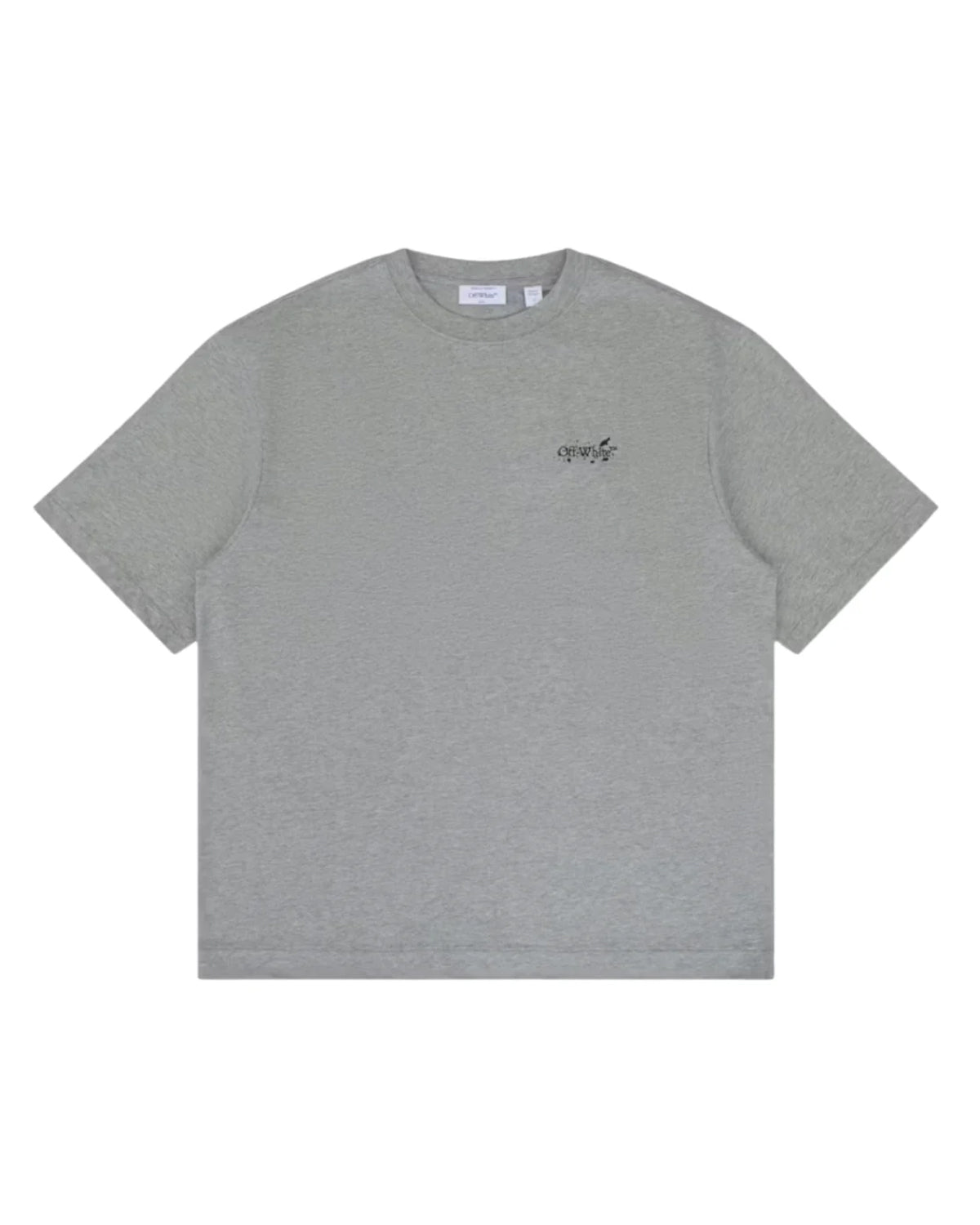 Off-White Outline Arrow Tee Heather Grey