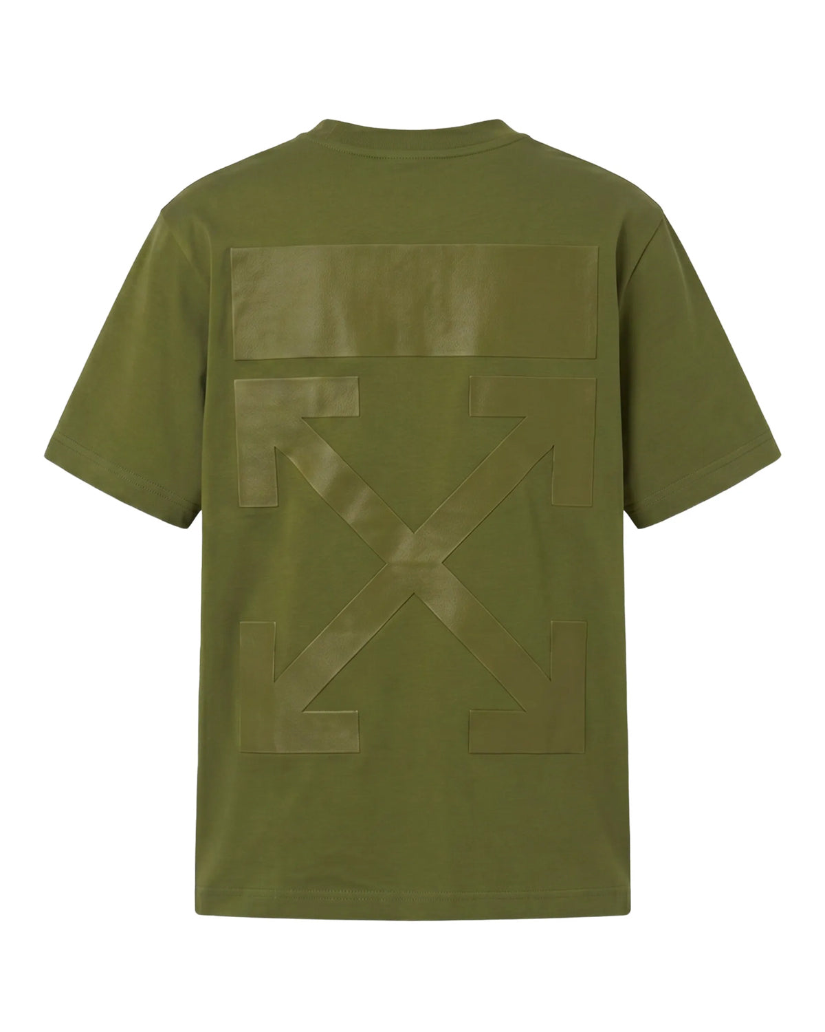 Off-White Patch Arrow Tee Moss Green