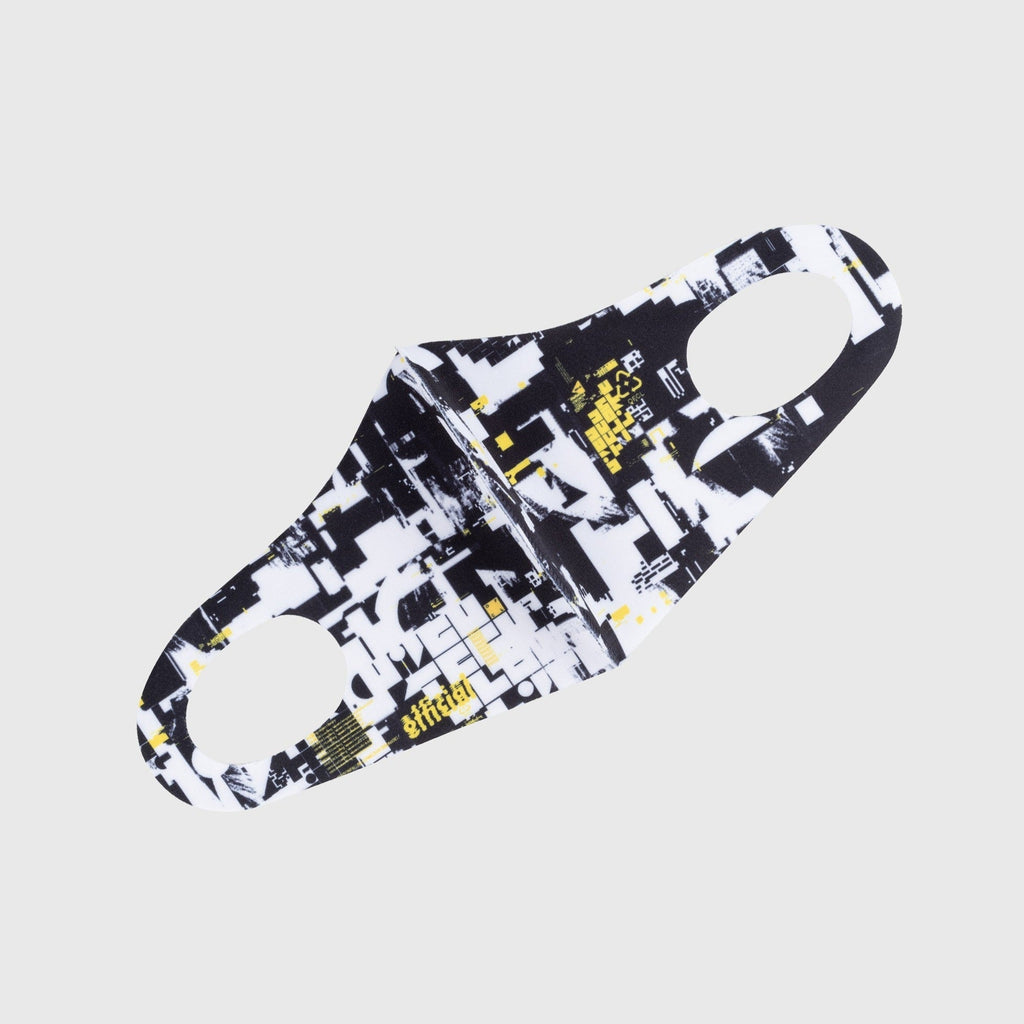 OFFICIAL HIGHTECH LOWLIFE SUMIBLAST FACE MASK BLACK WHITE