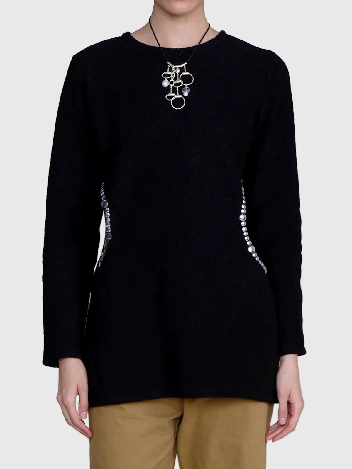 Chan Luu Women's Rib Cage Sweater