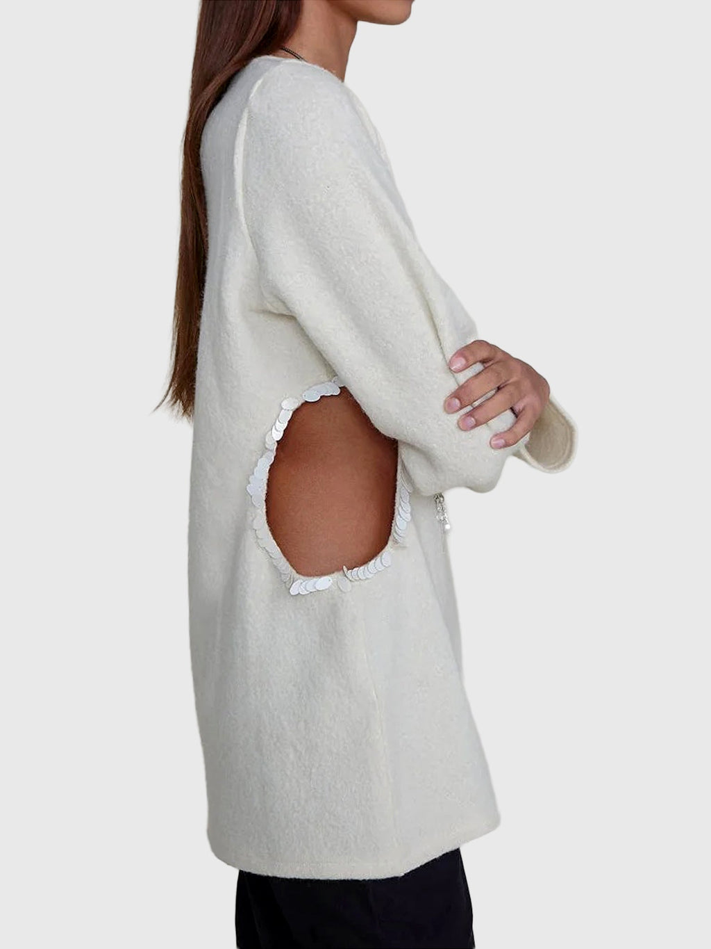Chan Luu Women's Rib Cage Sweater