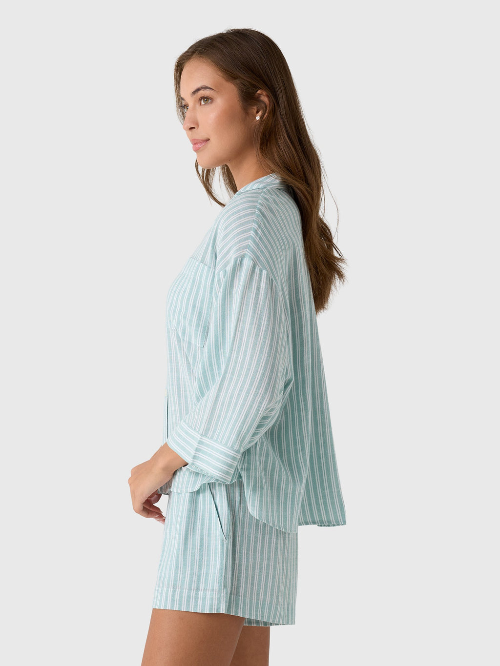 Eberjey Women's Nautico Relaxed Short Pajama Set