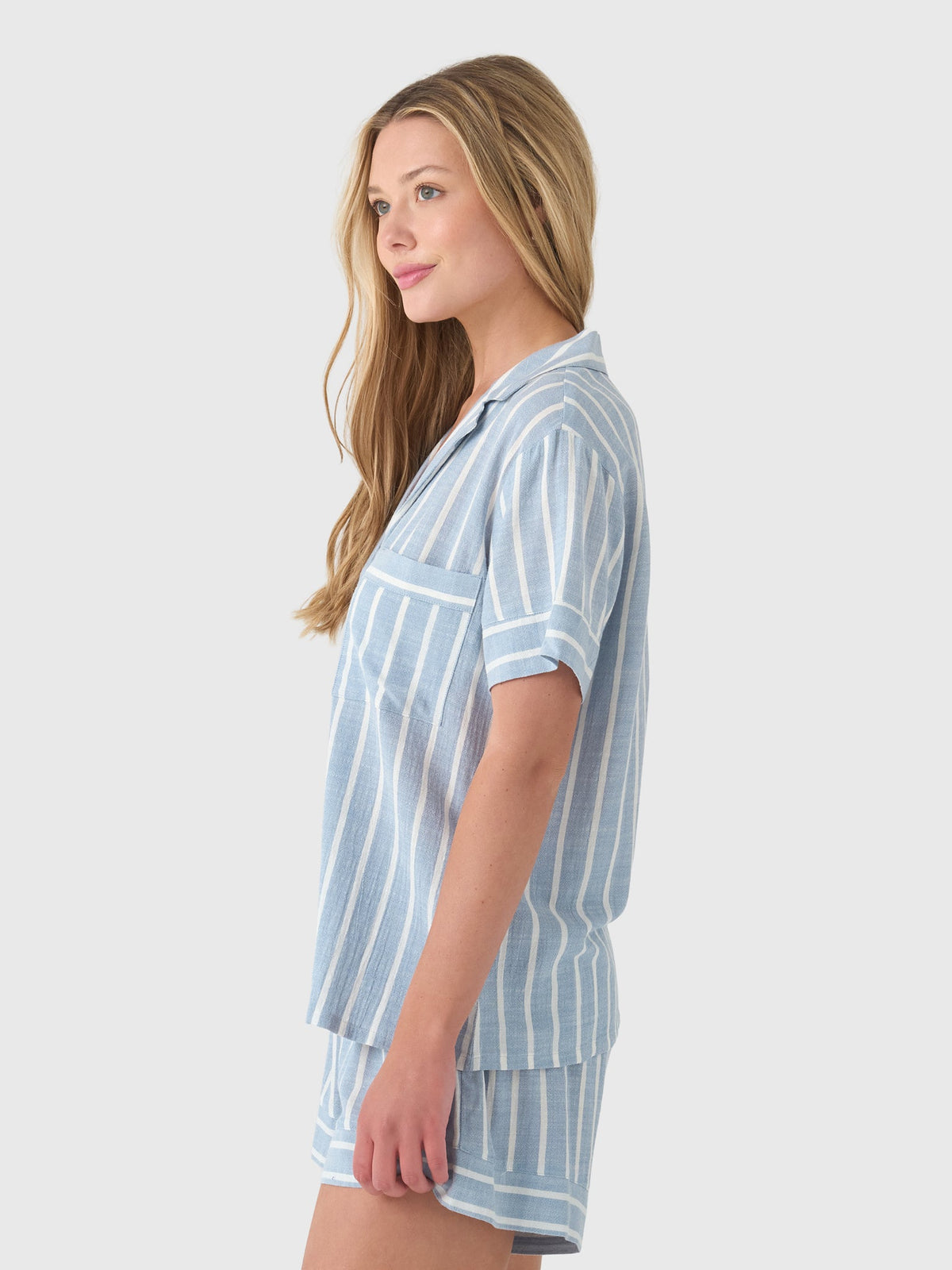Eberjey Women's Nautico Shortie Short Pajama Set