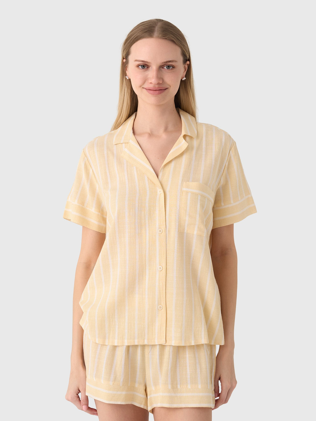 Eberjey Women's Nautico Shortie Short Pajama Set