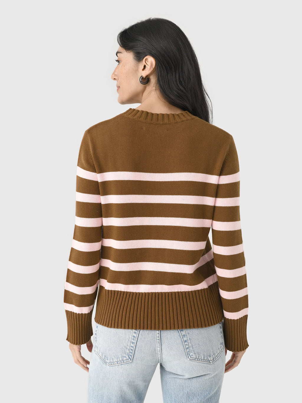 MVG Women's Cotton Cashmere Crewneck Sweater