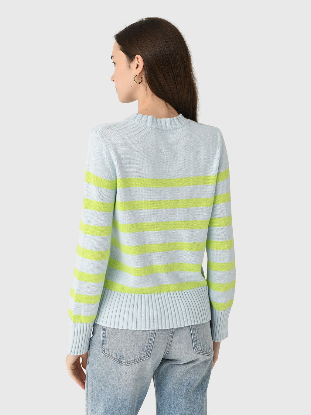 MVG Women's Cotton Cashmere Crewneck Sweater