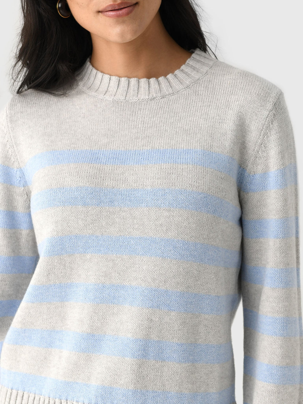 MVG Women's Cotton Cashmere Crewneck Sweater