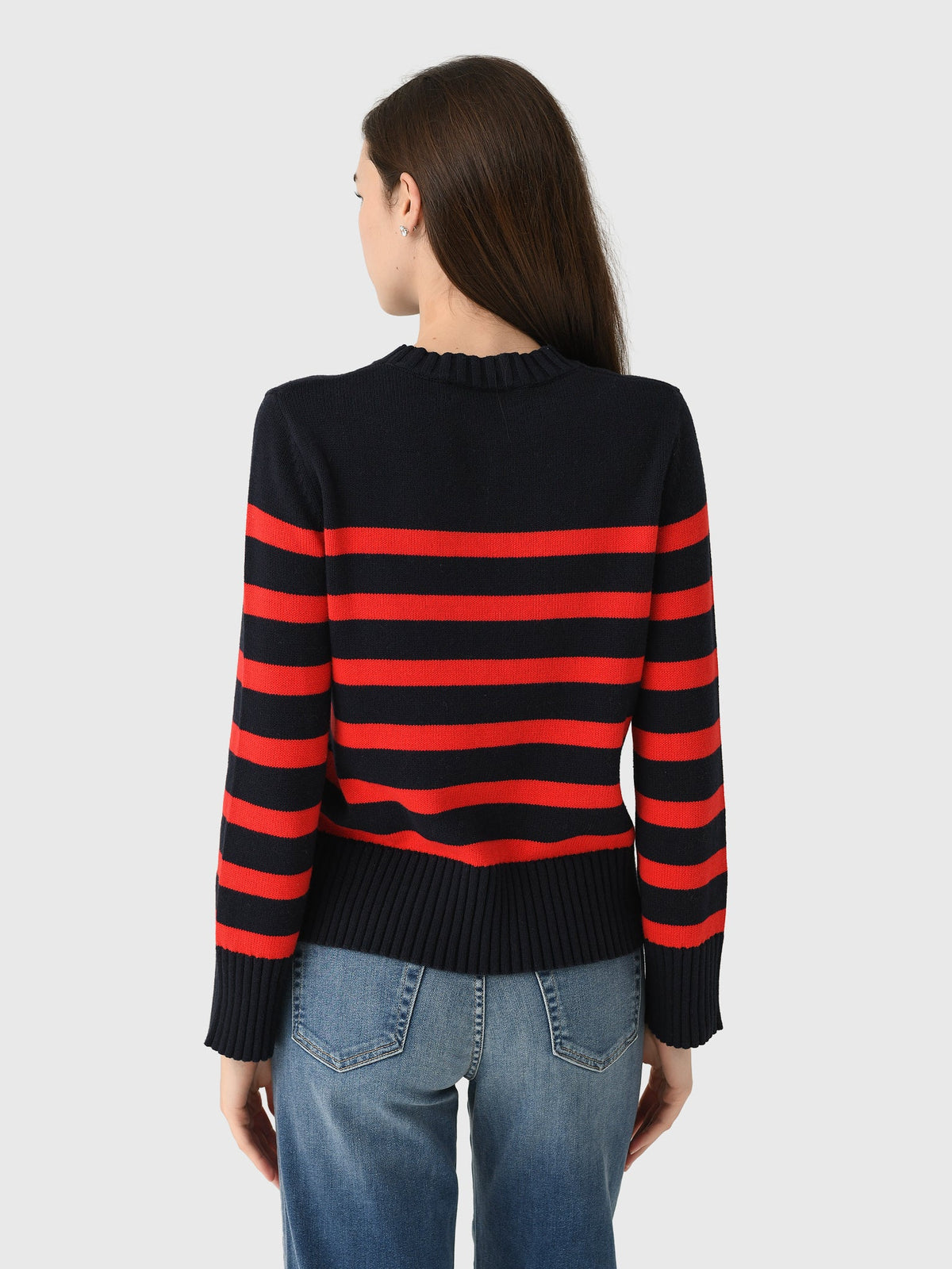 MVG Women's Cotton Cashmere Crewneck Sweater