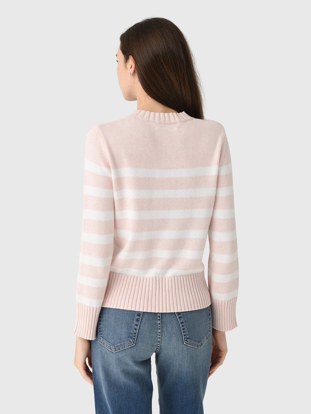 MVG Women's Cotton Cashmere Crewneck Sweater
