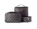 MONOGRAM TOILETRY SET - BLACK BLACK