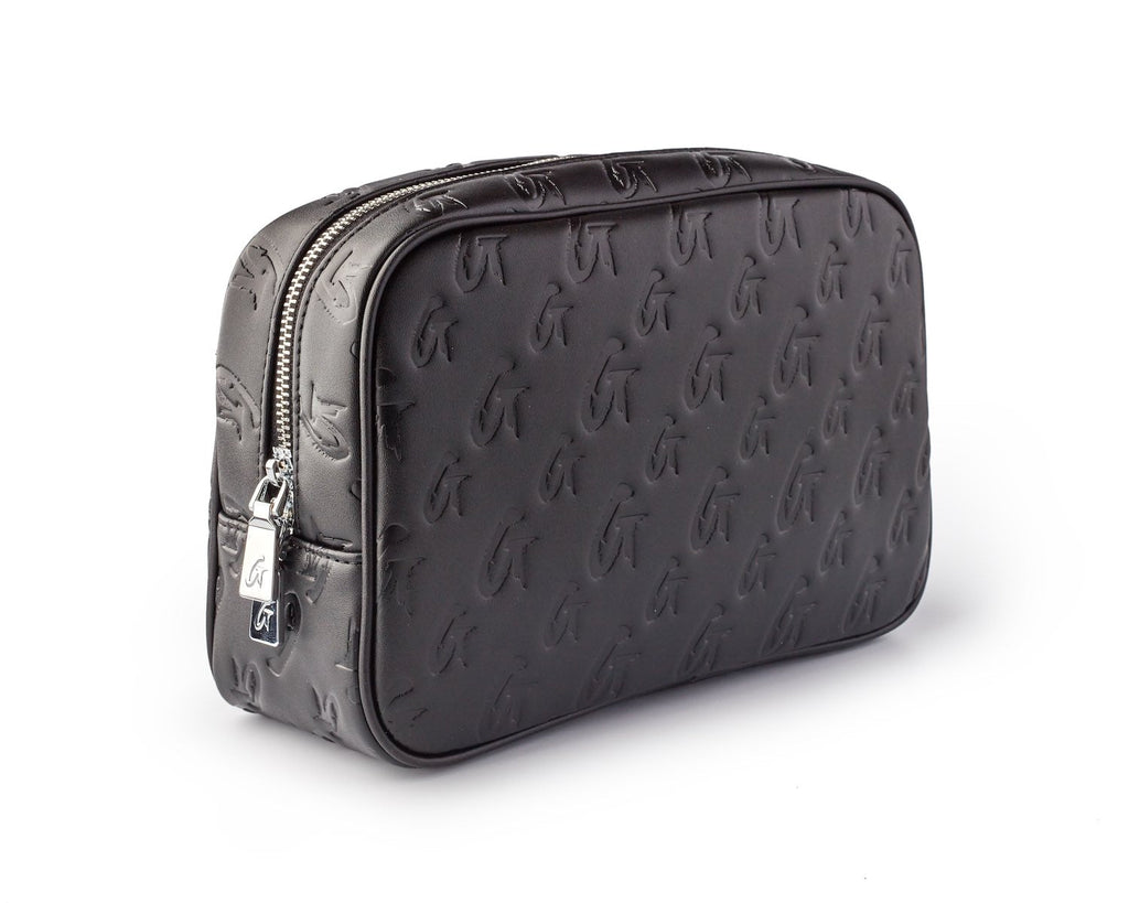 SMALL MONOGRAM TOILETRY BAG - BLACK PINK