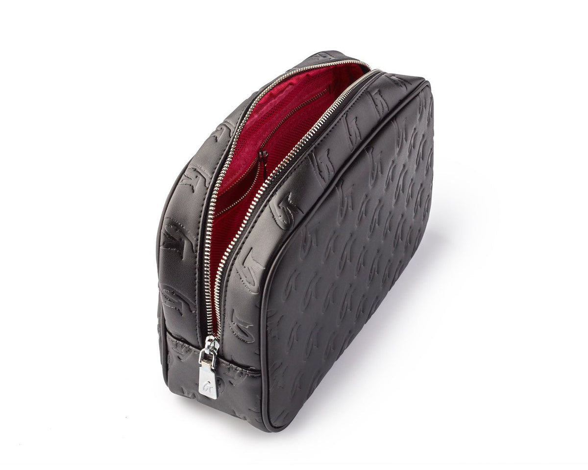SMALL MONOGRAM TOILETRY BAG - BLACK PINK