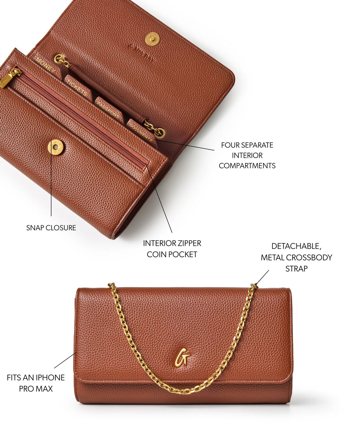 PEBBLE TRAVEL WOC - BROWN