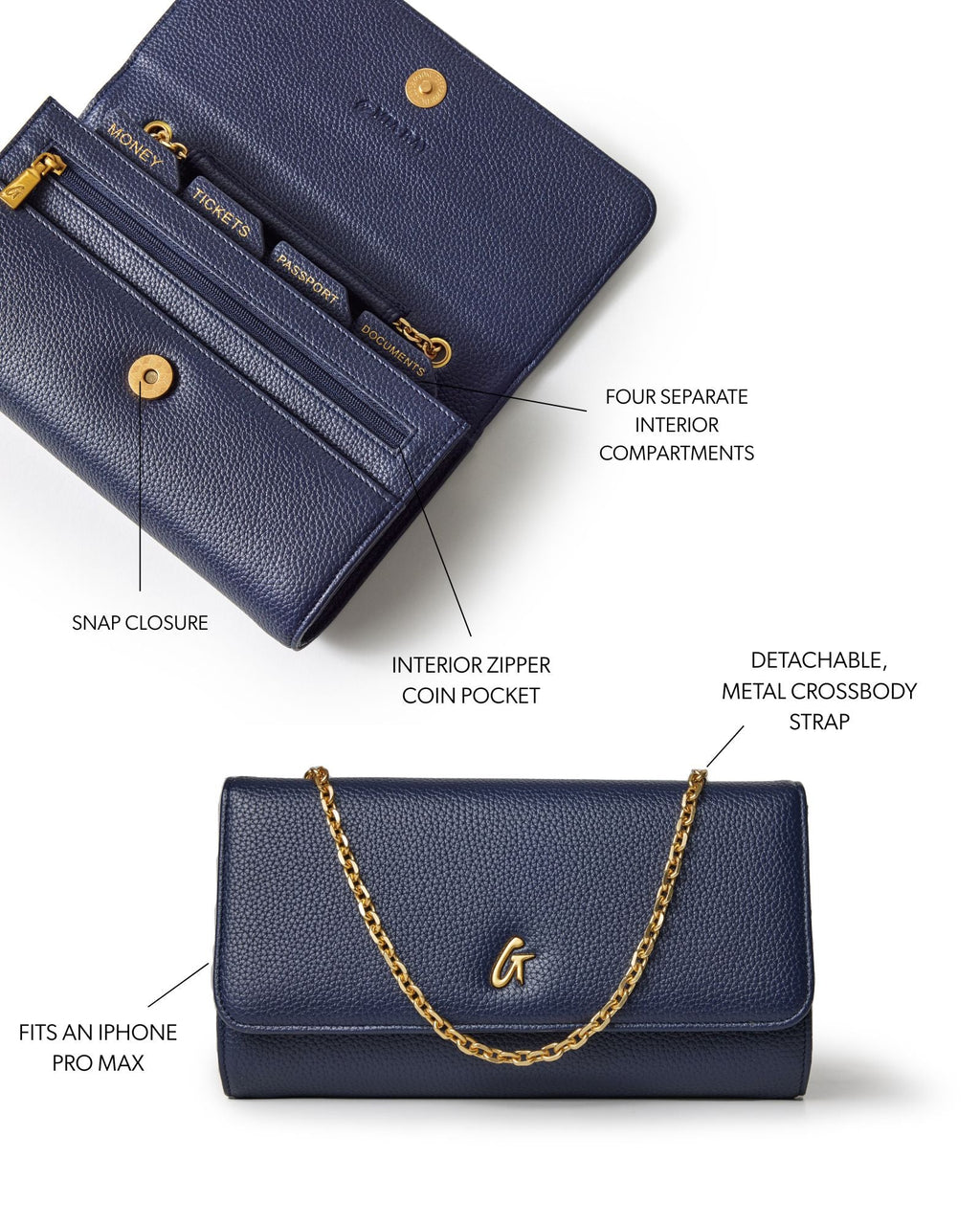 PEBBLE TRAVEL WOC - NAVY