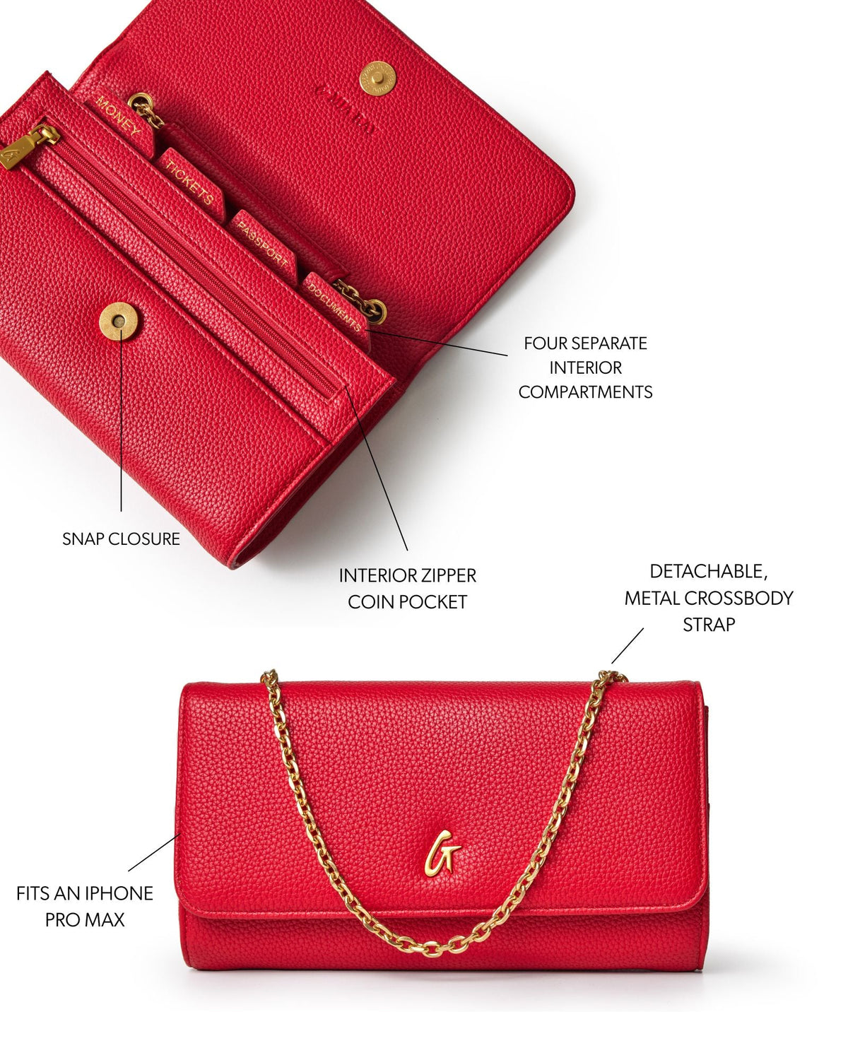 PEBBLE TRAVEL WOC - RED