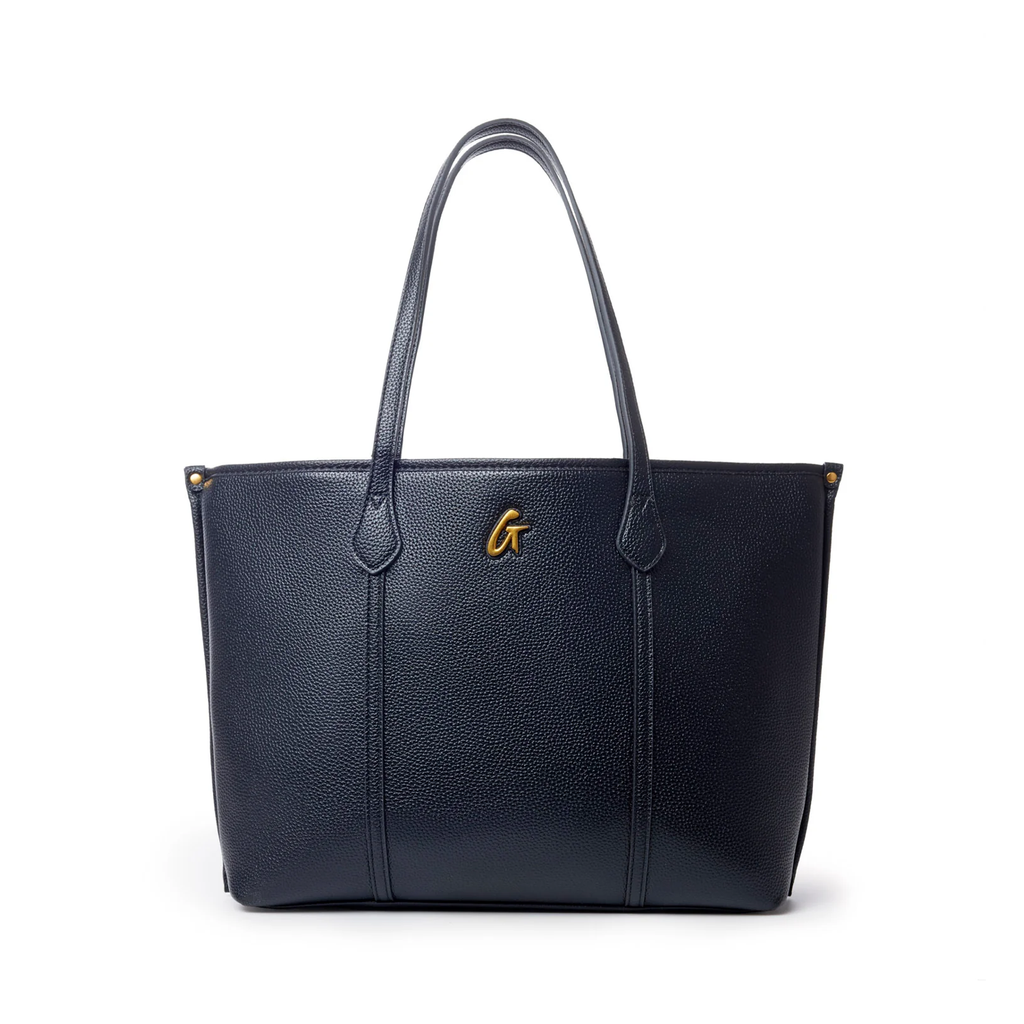 PEBBLE SLEEK TOTE - BLACK