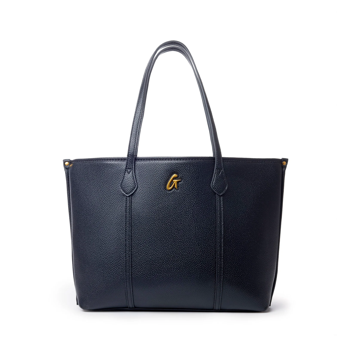 PEBBLE SLEEK TOTE - BLACK
