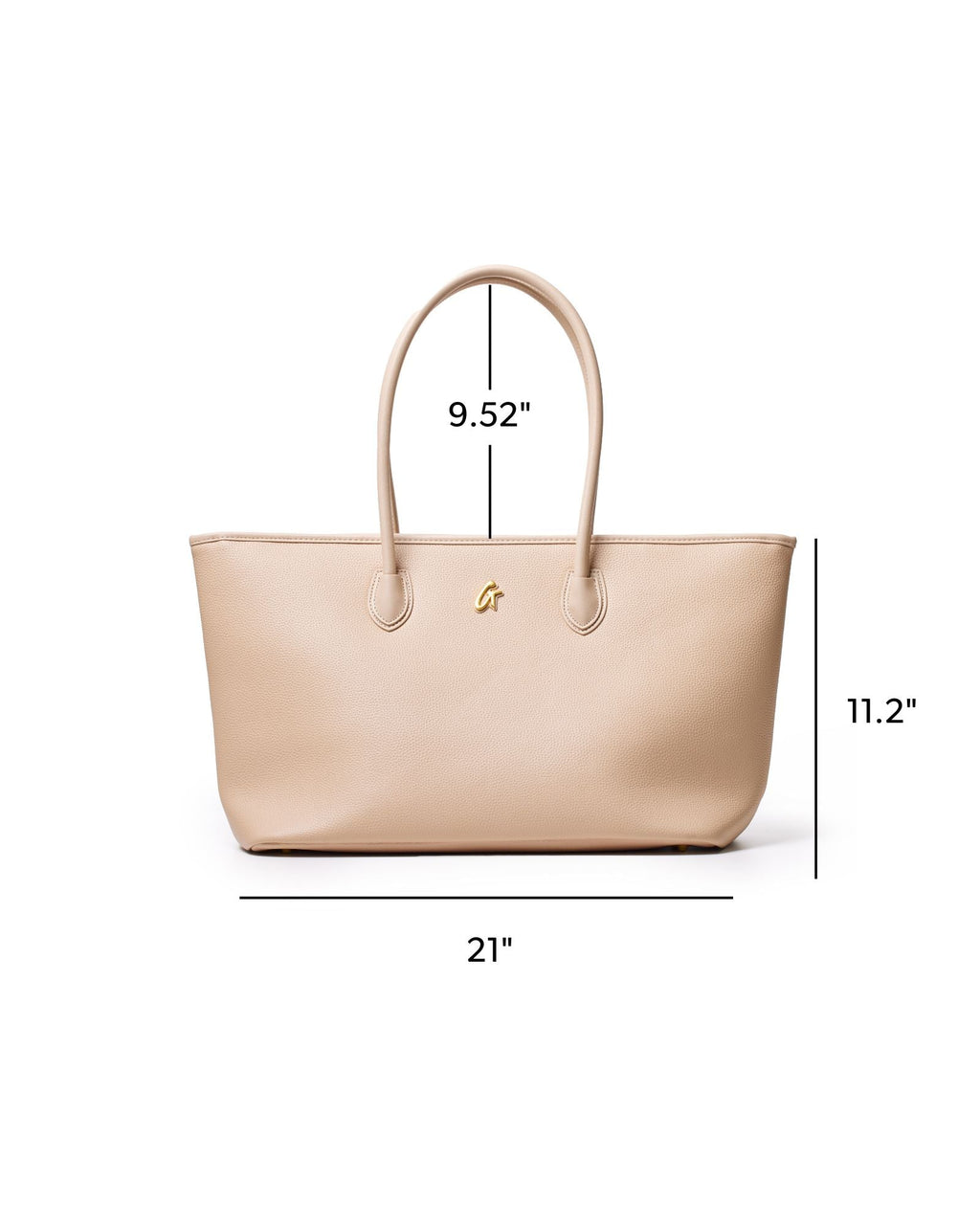 PEBBLE TOTE BAG - NUDE