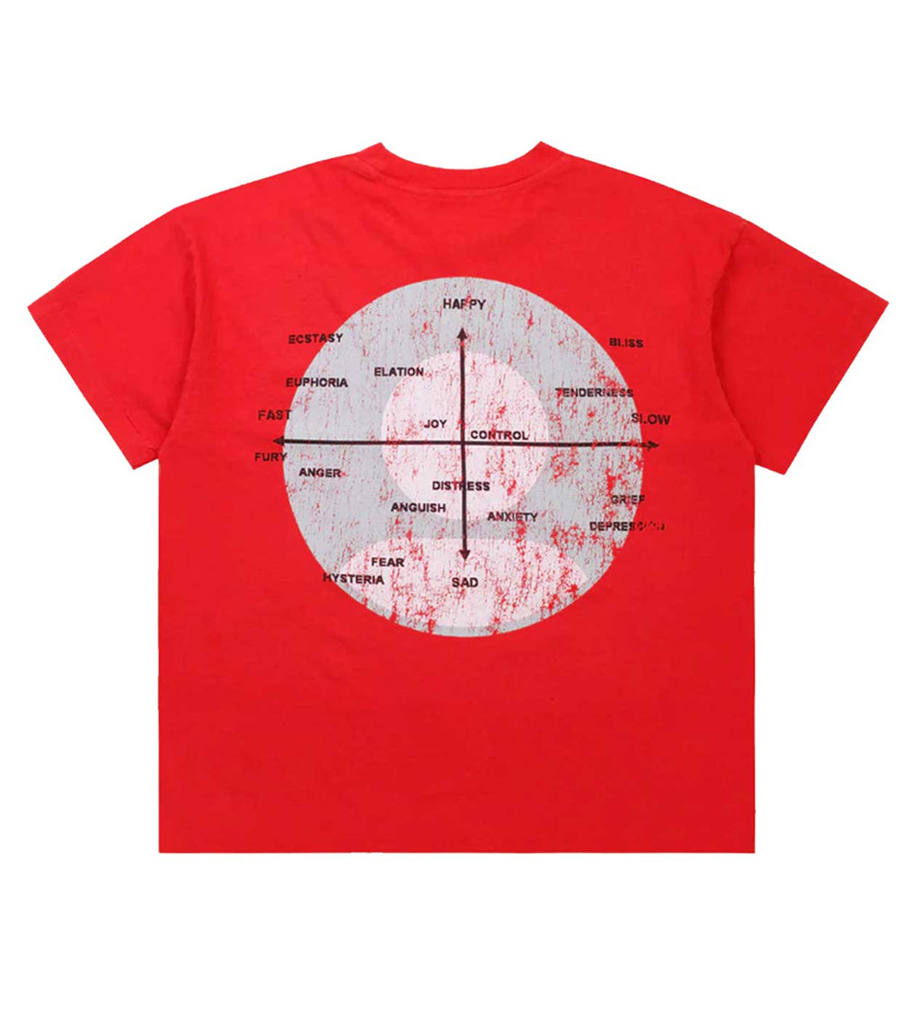 Pieces Mental Health Tee Vintage Red