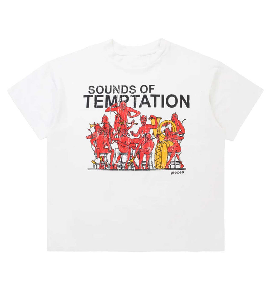 Pieces Temptations Tee Off White