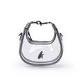 NANO CLEAR HOBO BAG - PLATINUM