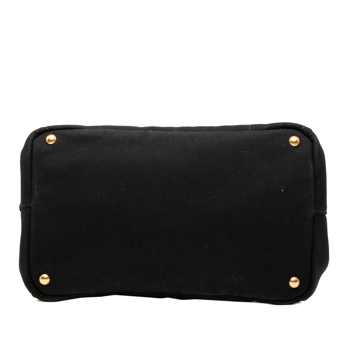 Prada Canvas Canapa Logo Satchel - Black