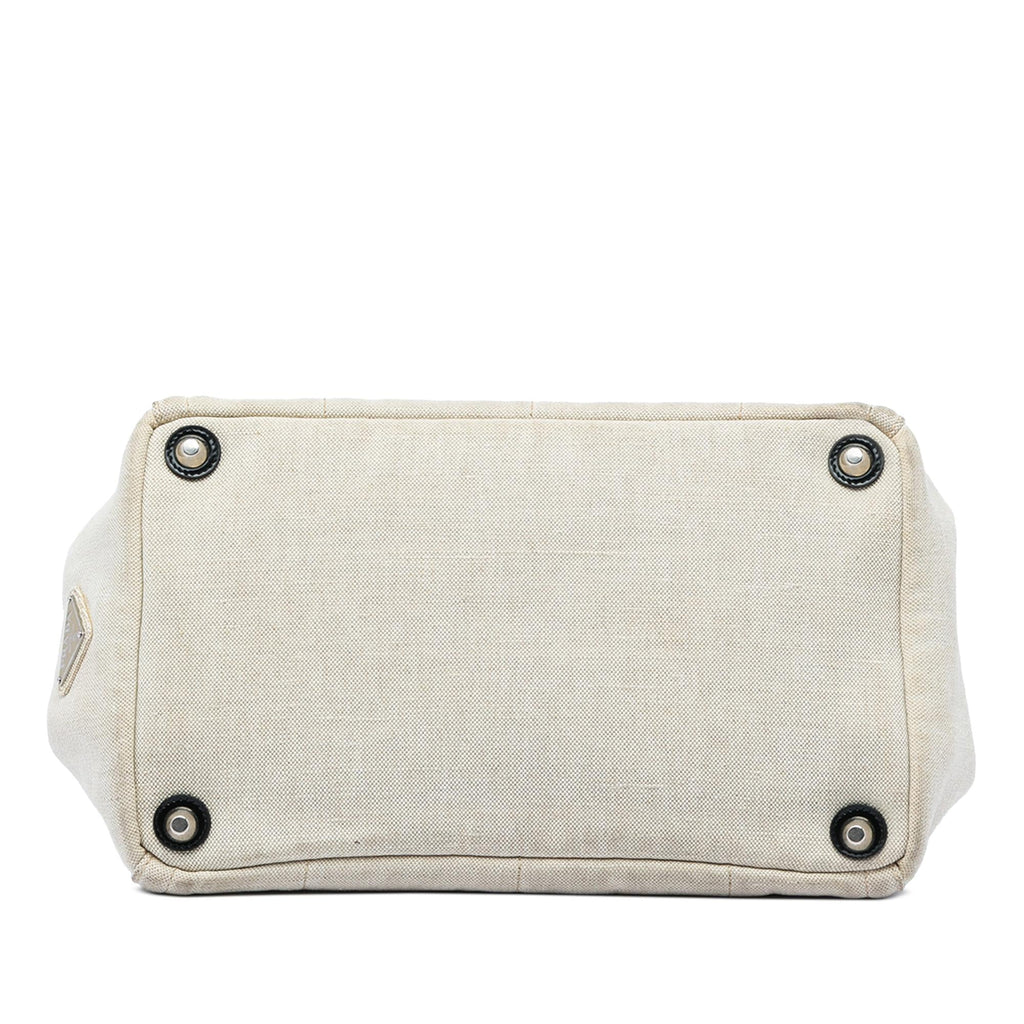 Prada Canvas Canapa Mistolino Tote Bag - Brown
