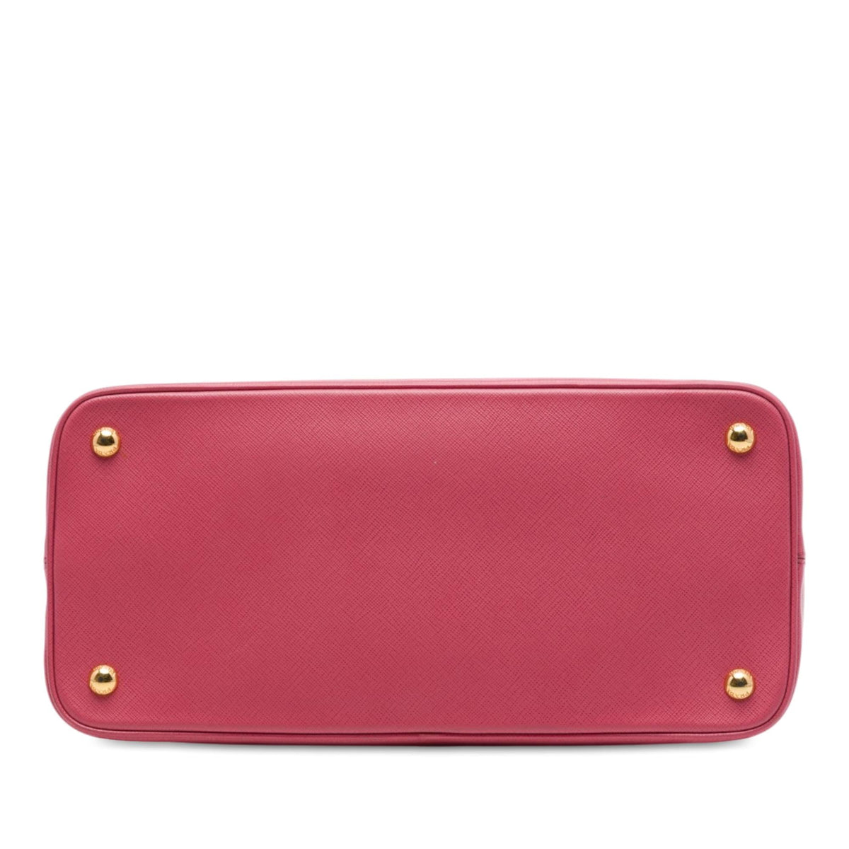 Prada Large Saffiano Lux Open Promenade Satchel - Pink