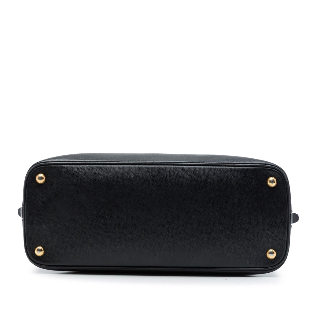 Prada Medium Saffiano Lux Promenade Satchel - Black