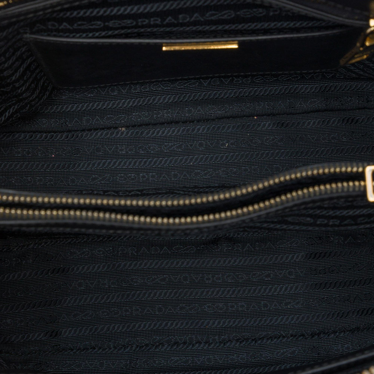 Prada Medium Saffiano Lux Promenade Satchel - Black
