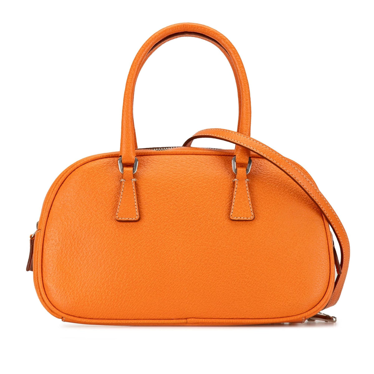 Prada Mini Cinghiale Satchel - Orange
