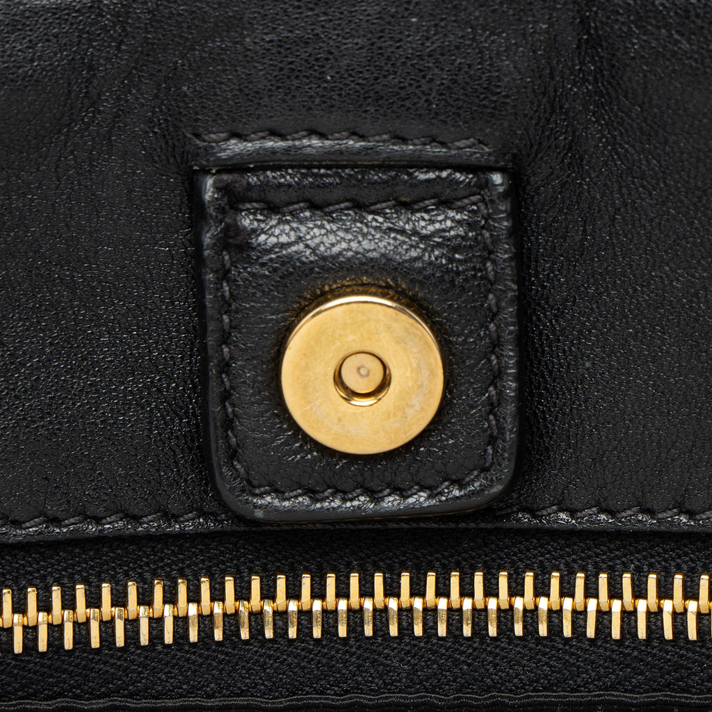 Prada Nappa Fiocco Bow Tote Bag - Black
