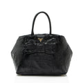 Prada Nappa Fiocco Bow Tote Bag - Black