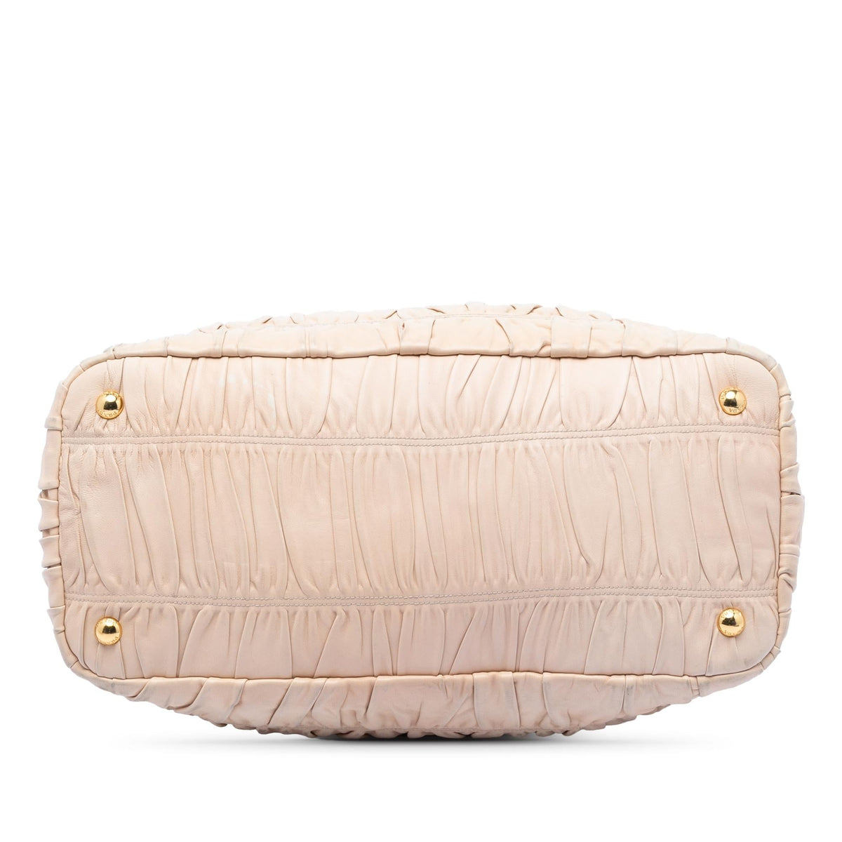 Prada Nappa Gaufre Satchel - Brown
