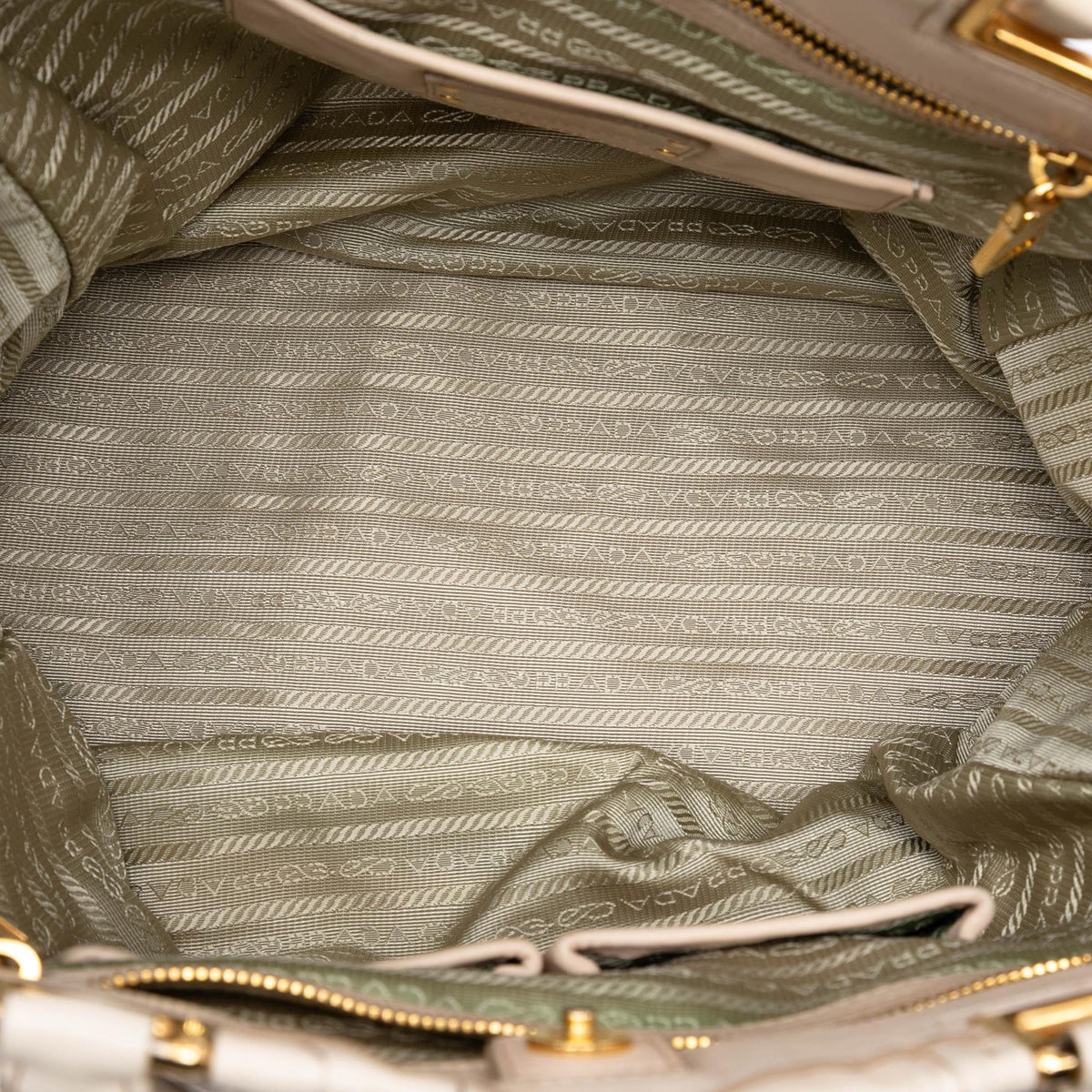 Prada Nappa Gaufre Satchel - Brown